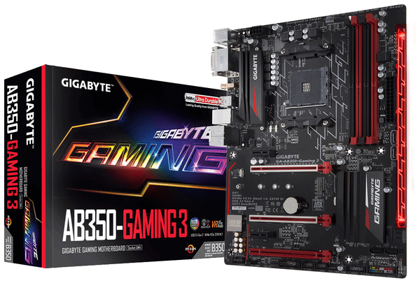 Gigabyte AB350-Gaming, ATX motherboard