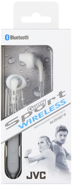 JVC H&ouml;rlur EN10BT Gumy Sport In-Ear Tr&aring;dl&ouml;s Mic Vit