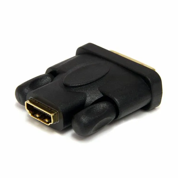 StarTech HDMI to DVI-D Video Cable Adapter - F/M -adapteri, Musta