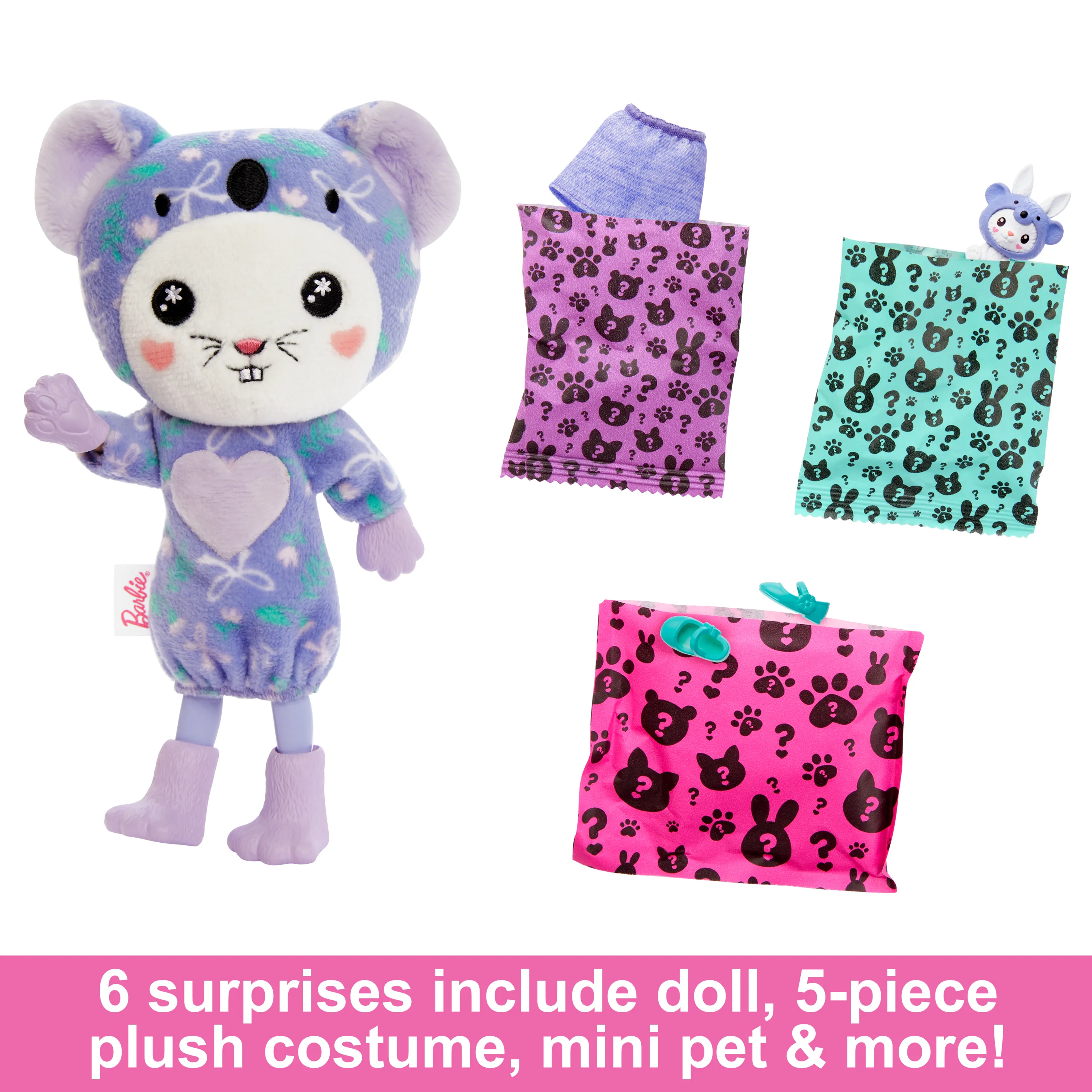 Mattel Barbie Cutie Reveal Chelsea Costume Cuties Serie - Bunny in Koala