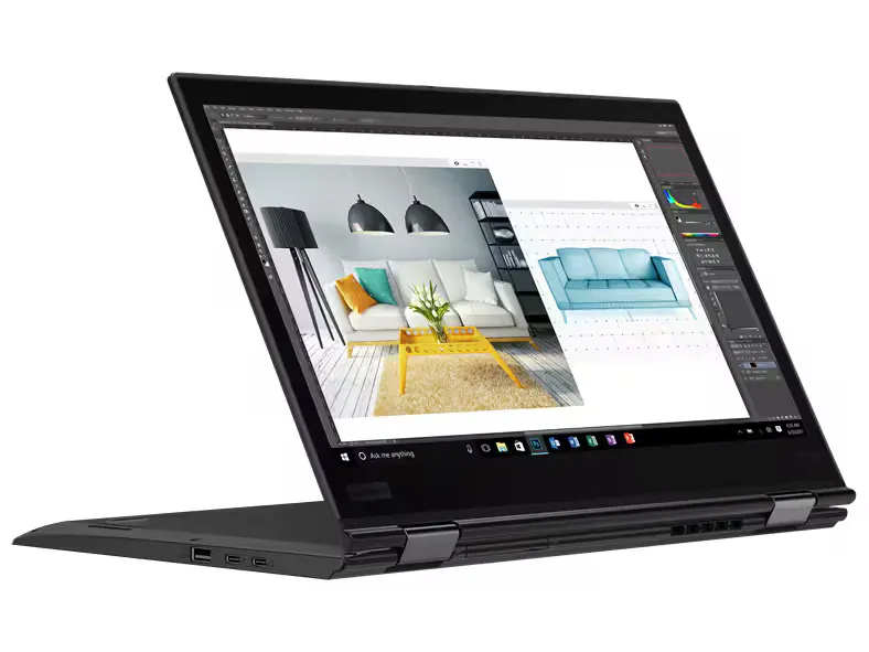Lenovo 14" ThinkPad X1 Yoga (3rd Gen) Intel Core i7-8650U, 16GB RAM, 512GB SSD, Windows 10 Pro - notebook