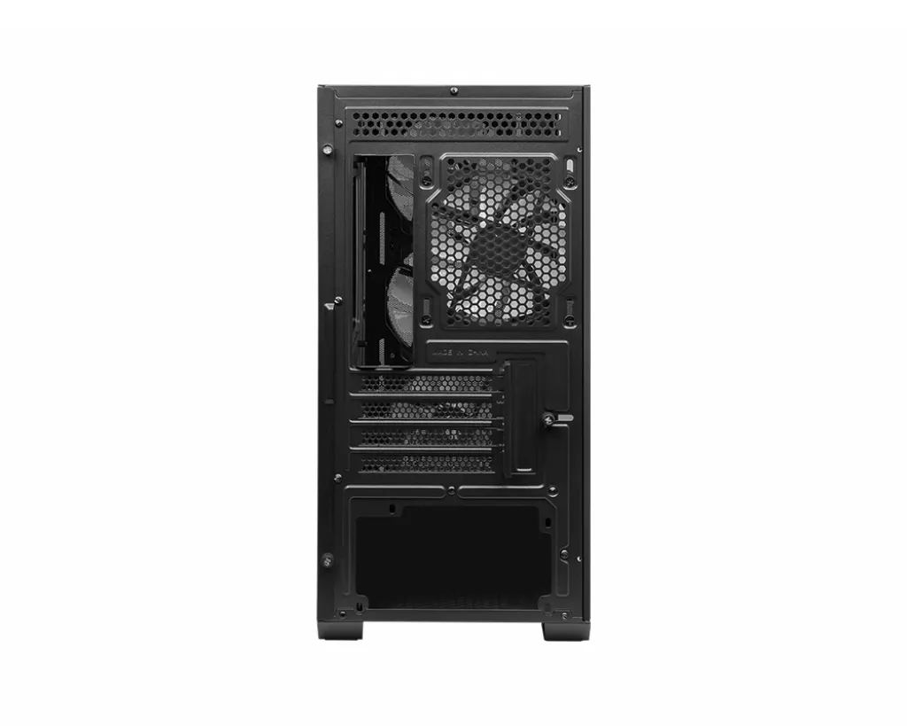 MSI MAG Forge M100A - MicroTower case, Black, Transparent