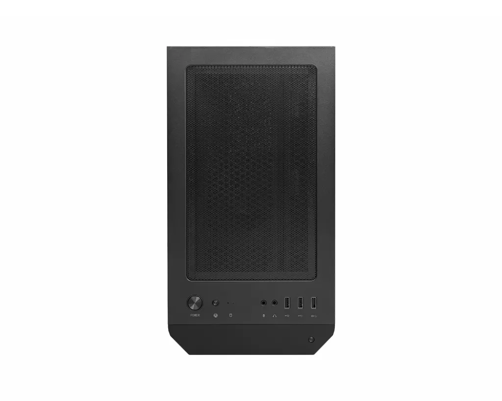 MSI MAG Forge M100A - MicroTower case, Black, Transparent
