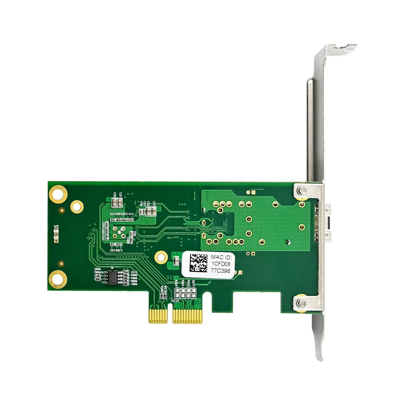 MICROCONNECT MC-PCIEX1-I210-F1 - Verkkokortti, Vihre&auml;/Musta
