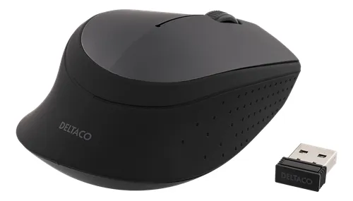 Deltaco MS-460 - wireless mouse, black