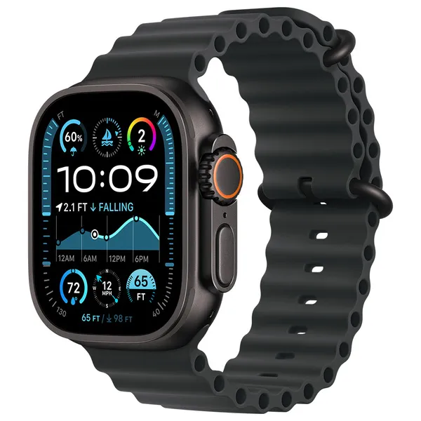 APPLE Watch Ultra 2 GPS + Cellular 49mm Black Titanium Case with Black Ocean Band