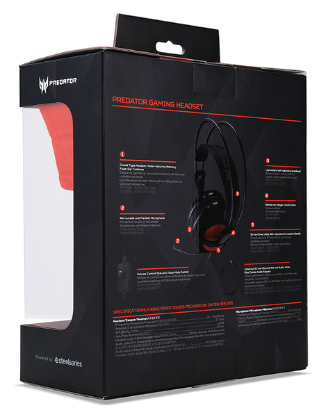 Acer Predator - Gaming Headset, Black