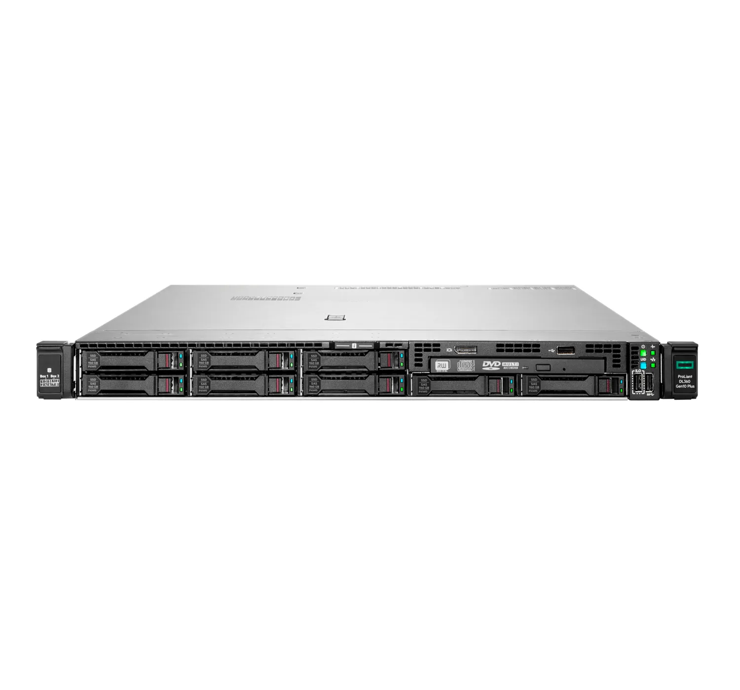 HPE ProLiant DL360 Gen10 Plus Intel Xeon Silver 4310 2.1GHz 12-core 1P 32GB-R MR416i-a NC 8SFF 800W PS EU Server