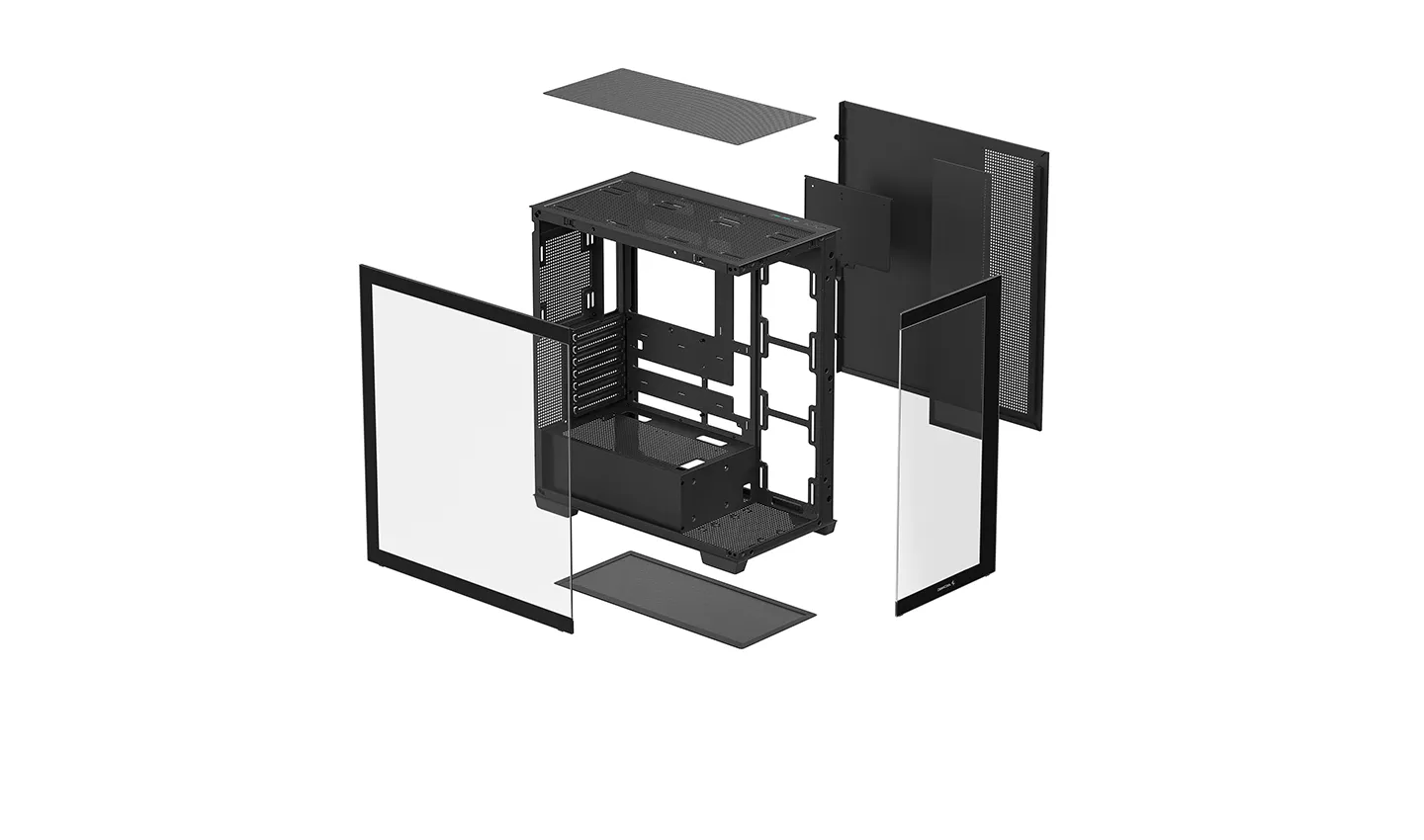 DeepCool CG580 - midi case, window, black