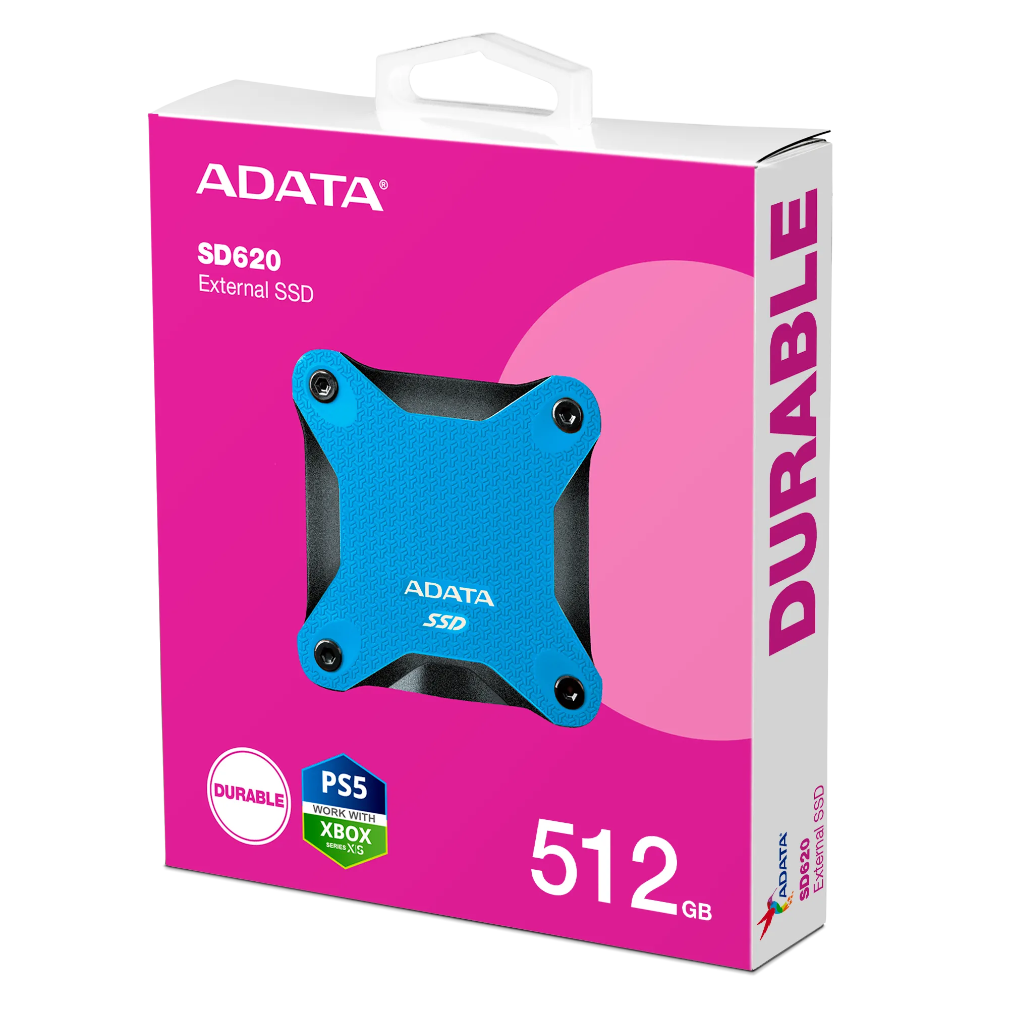 ADATA SD620 512 GB Micro-USB - extern SSD, Bl&aring;