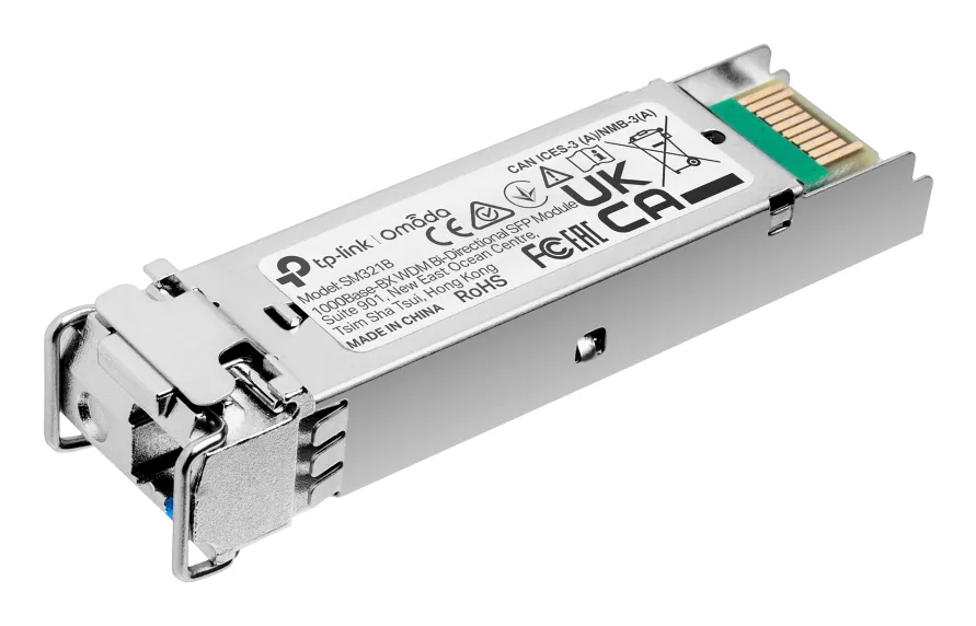 TP-LINK 1000Base-BX WDM Bi-Directional SFP Module LC Connector Single-mode 10km TP-LINK 1000Base-BX WDM Bi-Directional SFP Module LC Connector Single-mode 10km