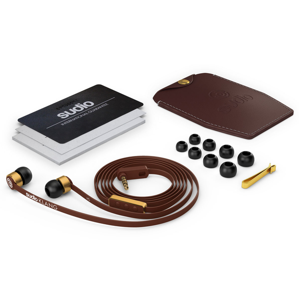 SUDIO KLANG In-Ear Mic Brown