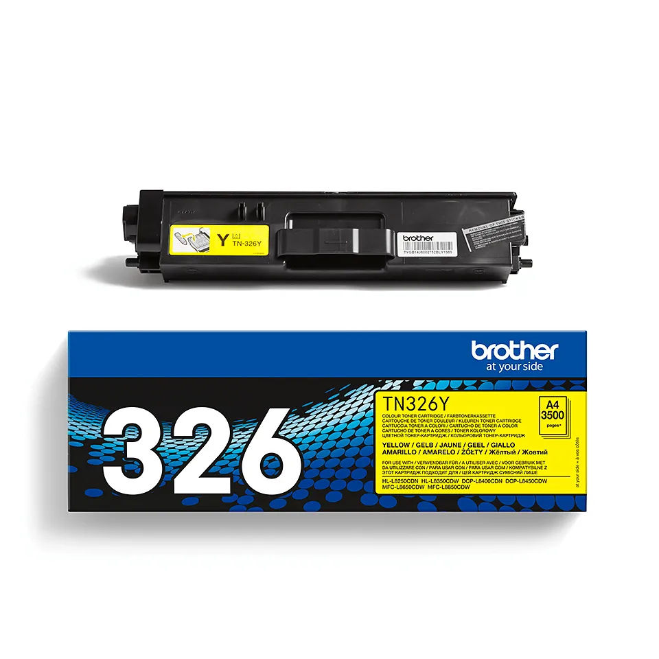 Brother TN-326Y toner cartridge, Yellow