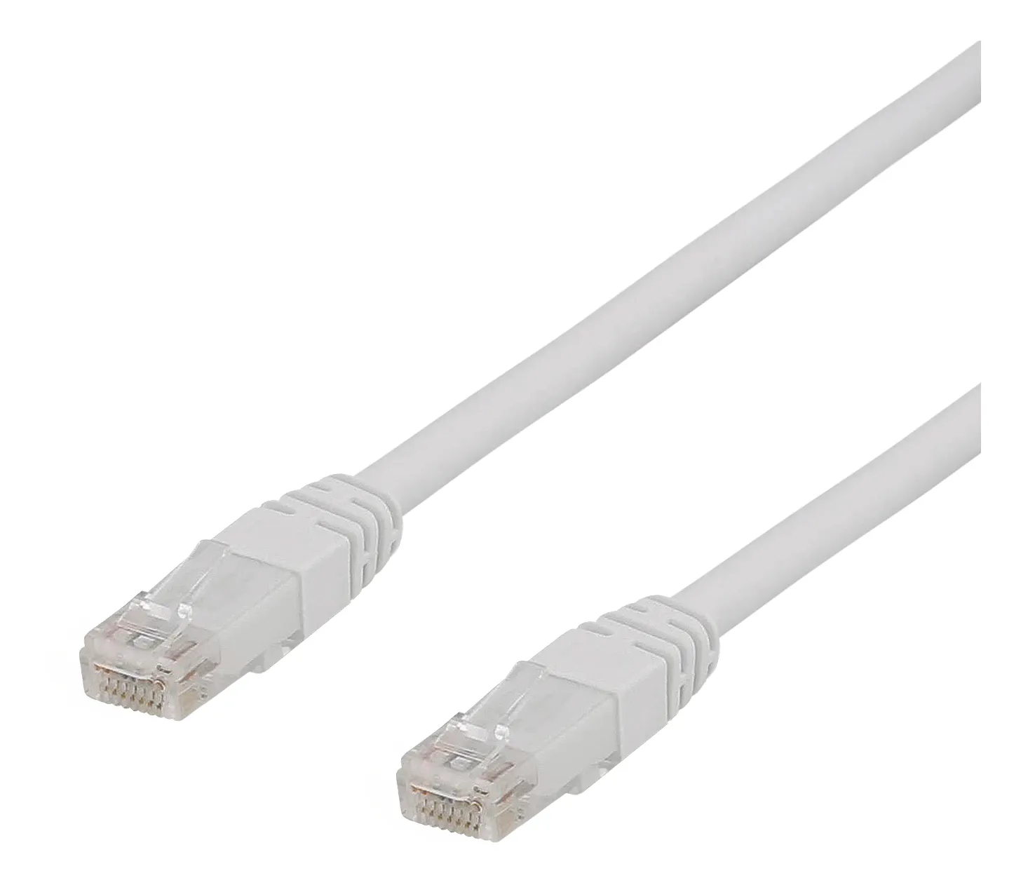 Deltaco Cat6a U/UTP - network cable, 50 m, White