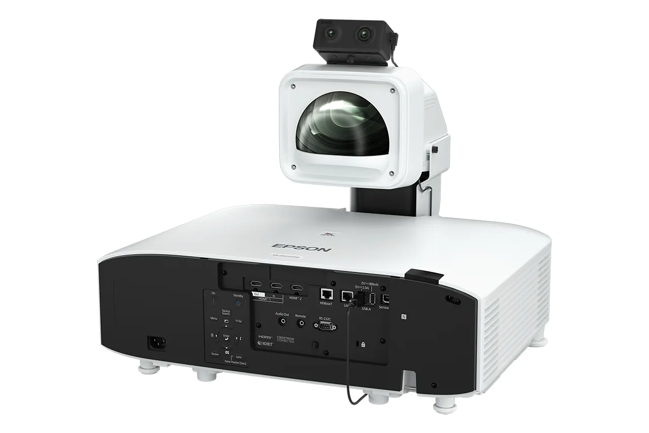 EPSON EB-PQ2008W 3LCD 4K UHD 8000 ANSI lm Laser Projector, White