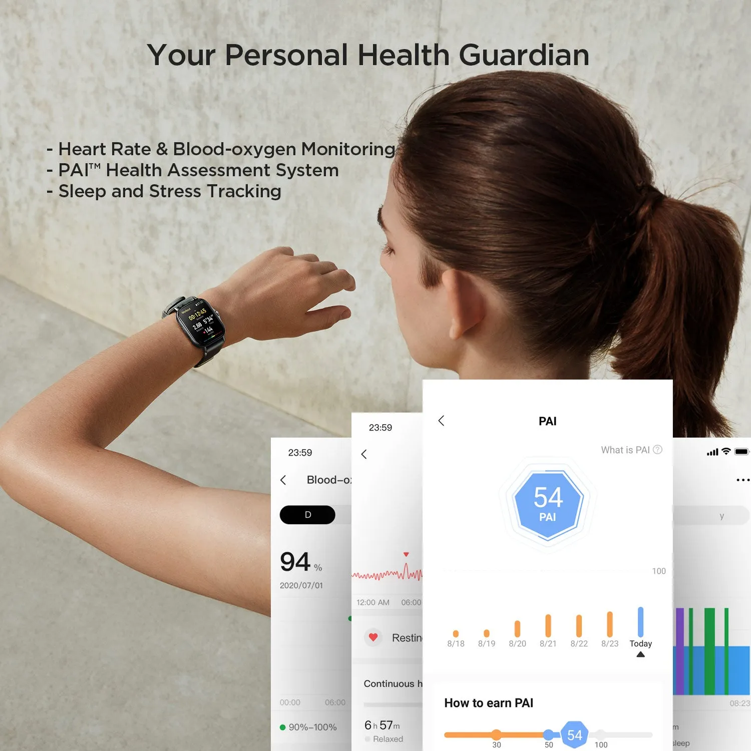 Xiaomi Amazfit GTS 2 - smartwatch, Midnight Black