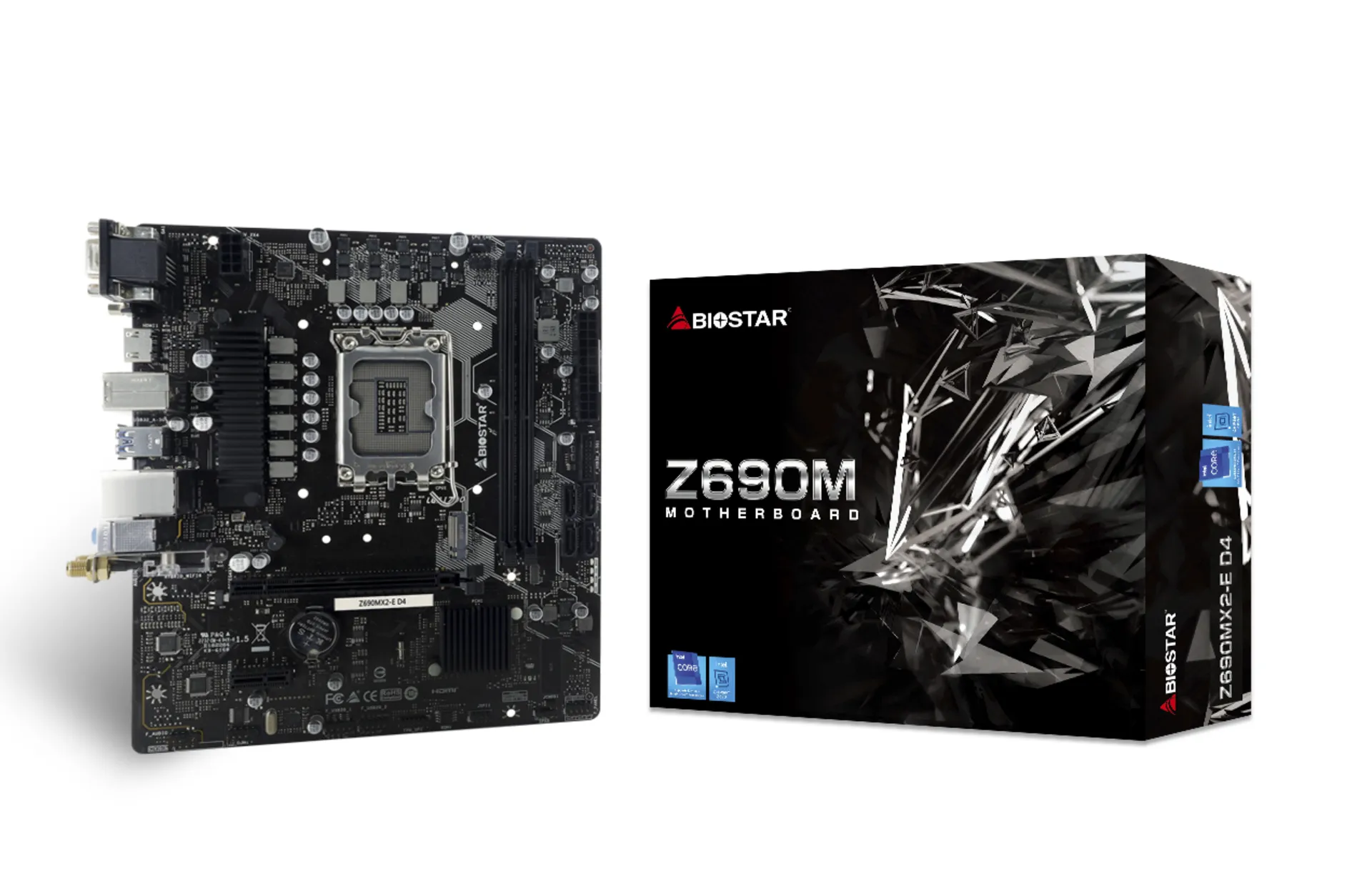 Biostar Z690MX2-E D4 LGA 1700 mATX moderkort