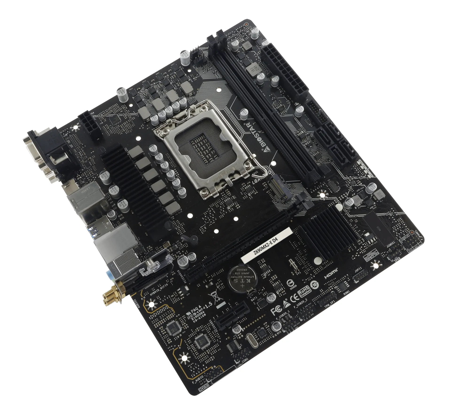 Biostar Z690MX2-E D4 LGA 1700 mATX moderkort