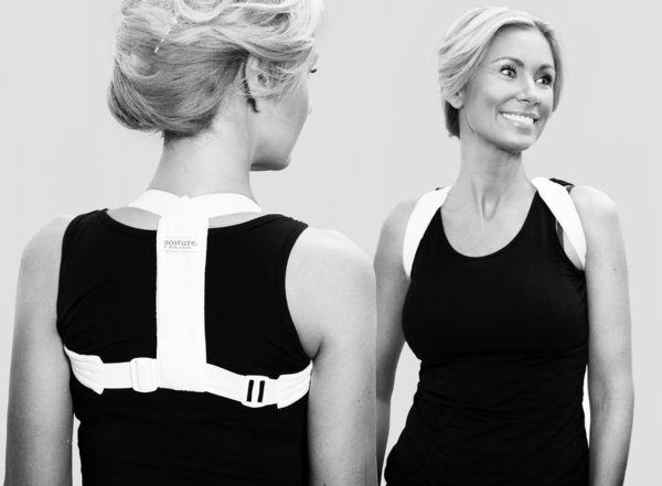 SWEDISH POSTURE Shoulder Brace Classic S-M White