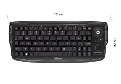 TRUST ND ADURA WLESS ENT KEYB - WRLESS ENTERTAINMENT KEYBOARD