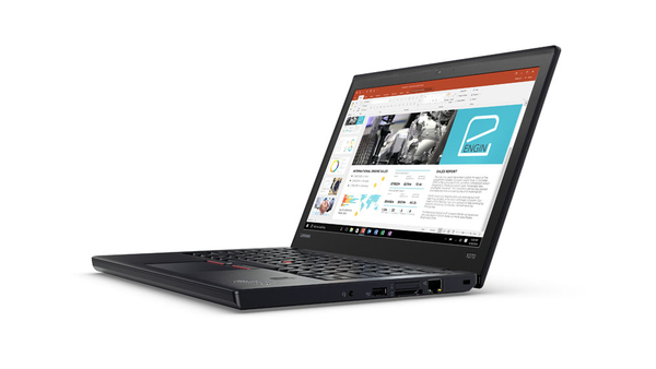 Lenovo 12.5" ThinkPad X270, 256GB, Win 10 Pro - b&auml;rbar dator, svart