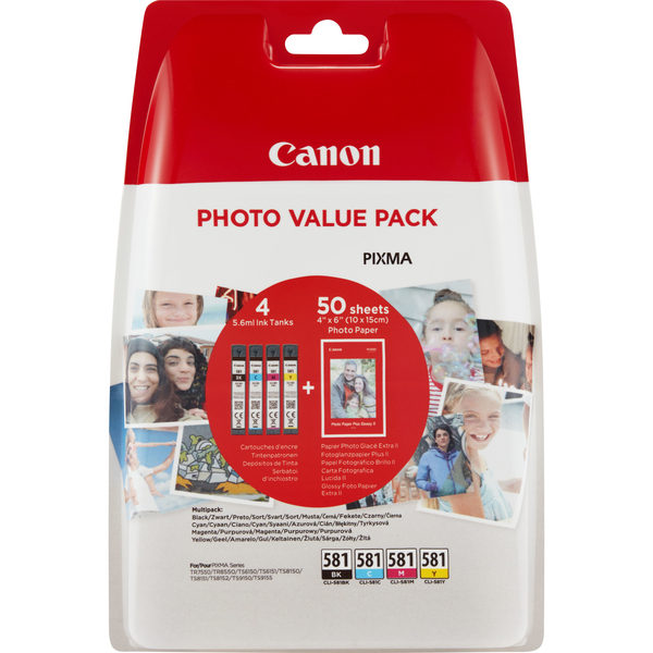 PVP/CLI-581 CMYK 50sh BLIST
