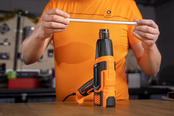 EKWB EK Loop Heat Gun, hot air gun (black/orange, 2,000 watts)