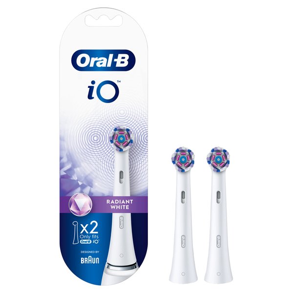Oral-B iO Radiant White Vaihtoharja, 2 Kpl/pkt
