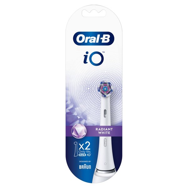 Oral-B iO Radiant White Vaihtoharja, 2 Kpl/pkt