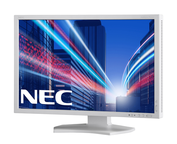 NEC 24" MultiSync PA242W-SV2, WUXGA, AH-IPS -n&auml;ytt&ouml;, Valkoinen