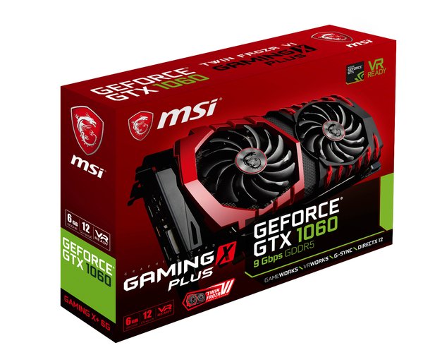 MSI GeForce GTX 1060 GAMING X+  6 Gt -n&auml;yt&ouml;nohjain