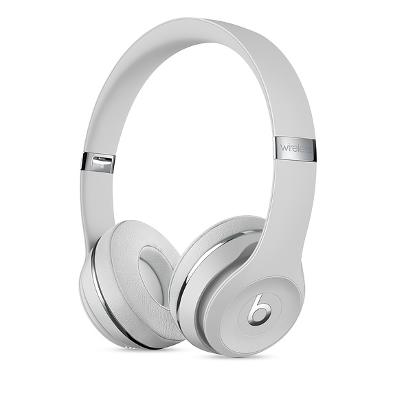 BEATS SOLO3 WIRELESS HEADPHONES - SATIN SILVER