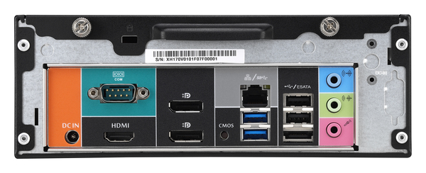 Shuttle XPC Slim Barebone, Intel H170, S1151, musta