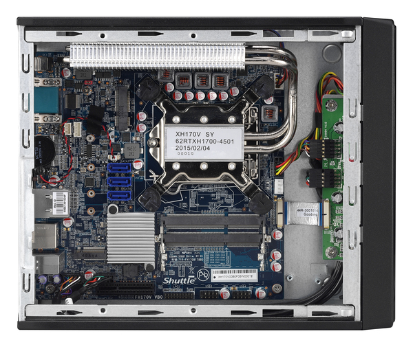 Shuttle XPC Slim Barebone, Intel H170, S1151, musta