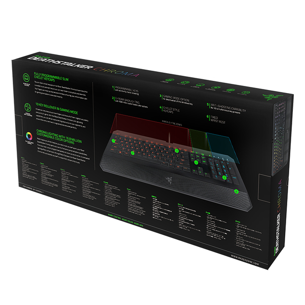 RAZER DeathStalker Chroma Backlit Gaming Keyboard