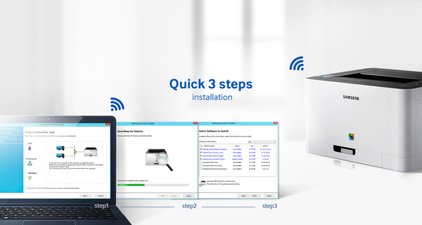 Samsung Xpress C430W - Tulostin - v&auml;ri - laser - A4 - 600 x 600 pistett&auml;/tuuma - jopa 18 sivua/min (mono) / jopa 4 sivua/min (v&auml;ri) - kapasiteetti: 150 arkkia -
