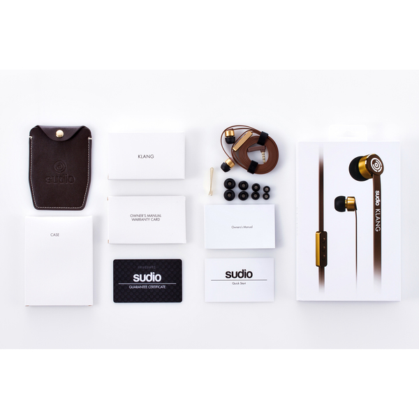 SUDIO KLANG In-Ear Mic Brown