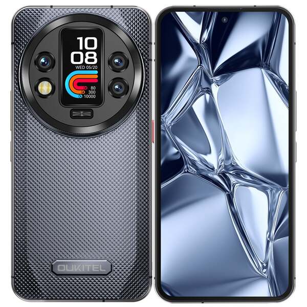 Oukitel WP200 Pro 24/1 Tt -puhelin, harmaa