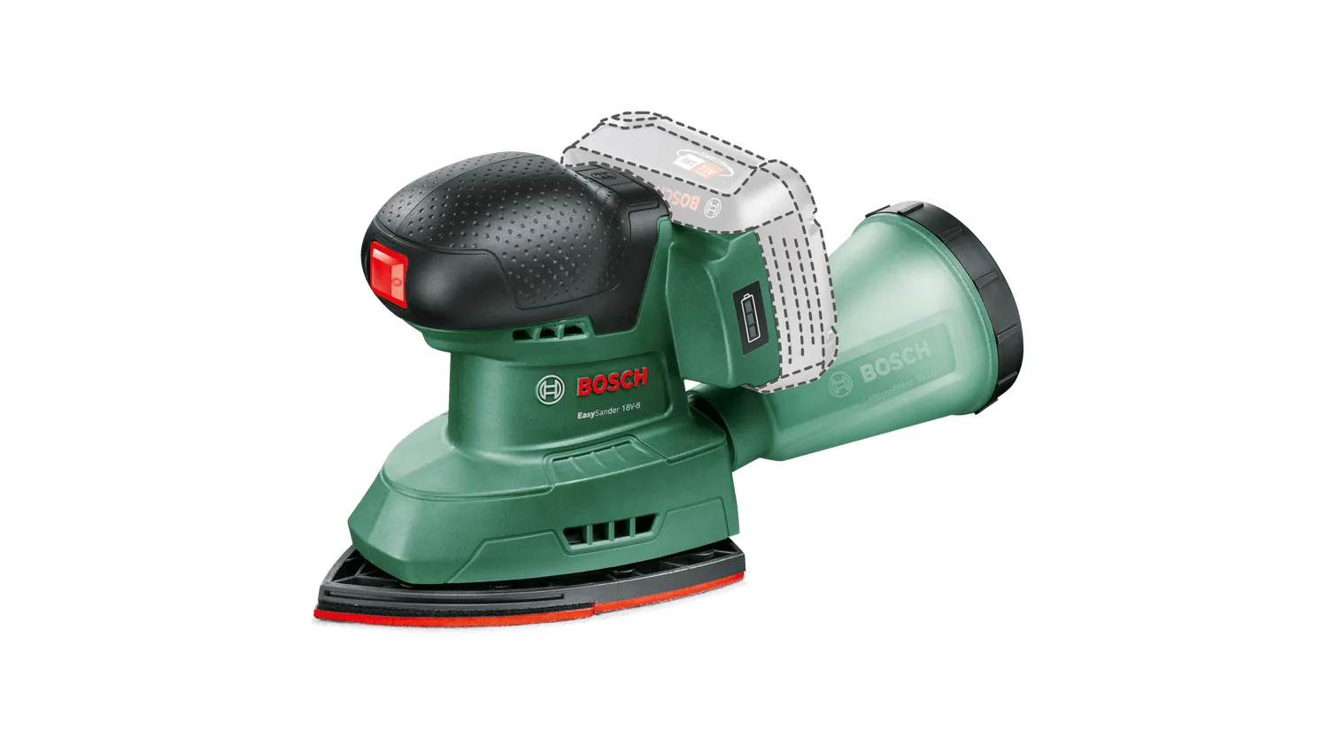Bosch Sander 18V-8 - sander