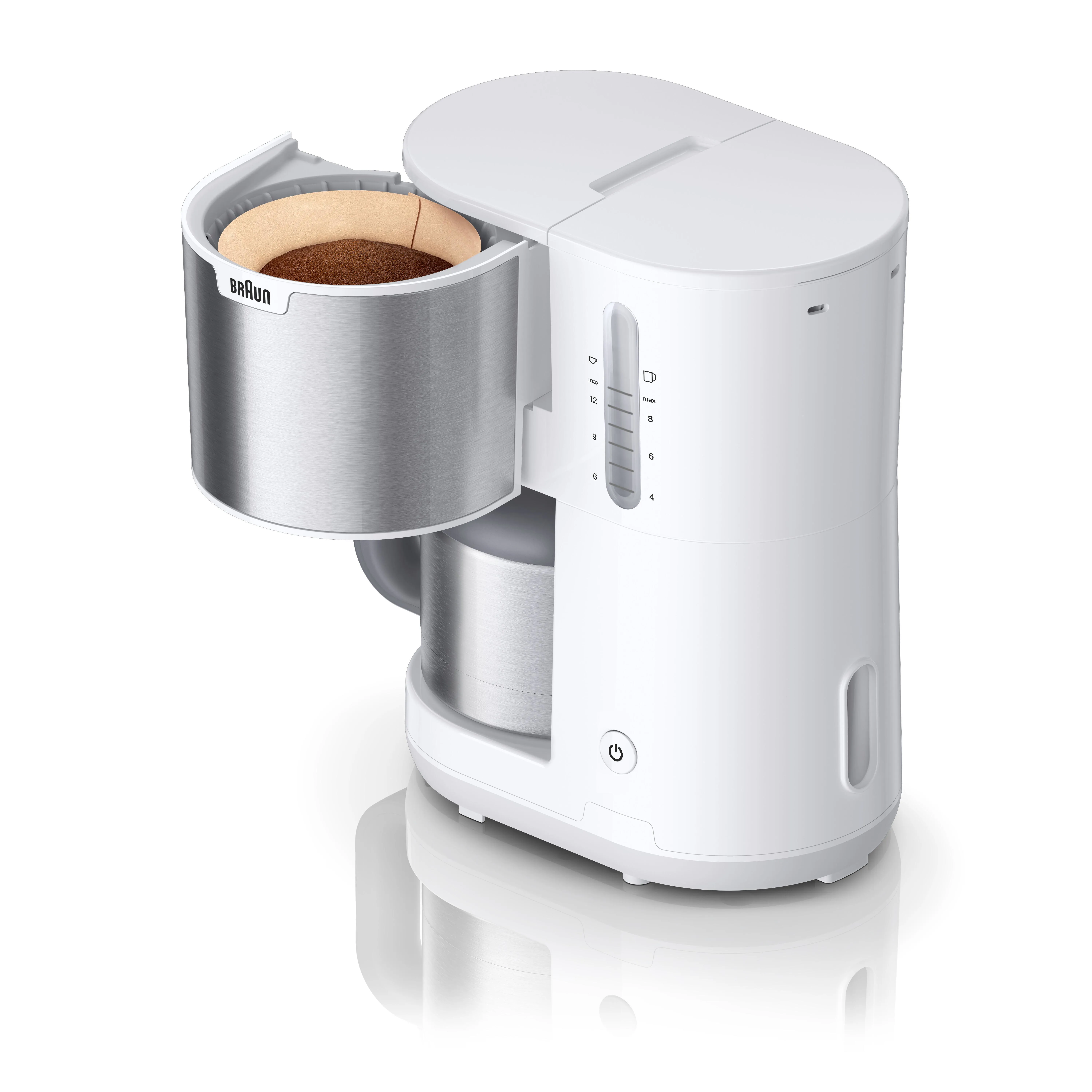 Braun PurShine KF 1505 -kahvinkeitin, Valkoinen