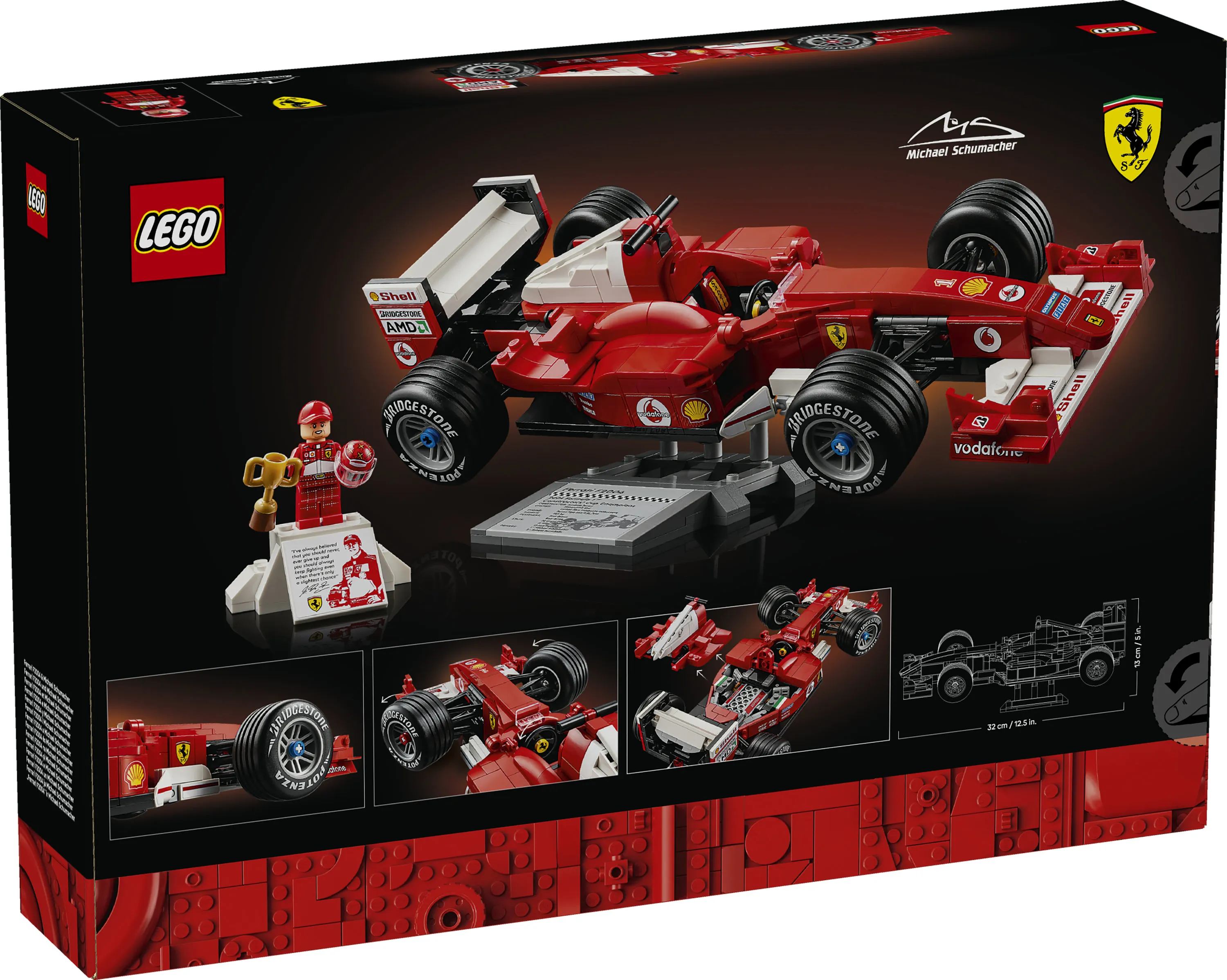 LEGO Icons Ferrari F2004 ja Michael Schumacher 11375
