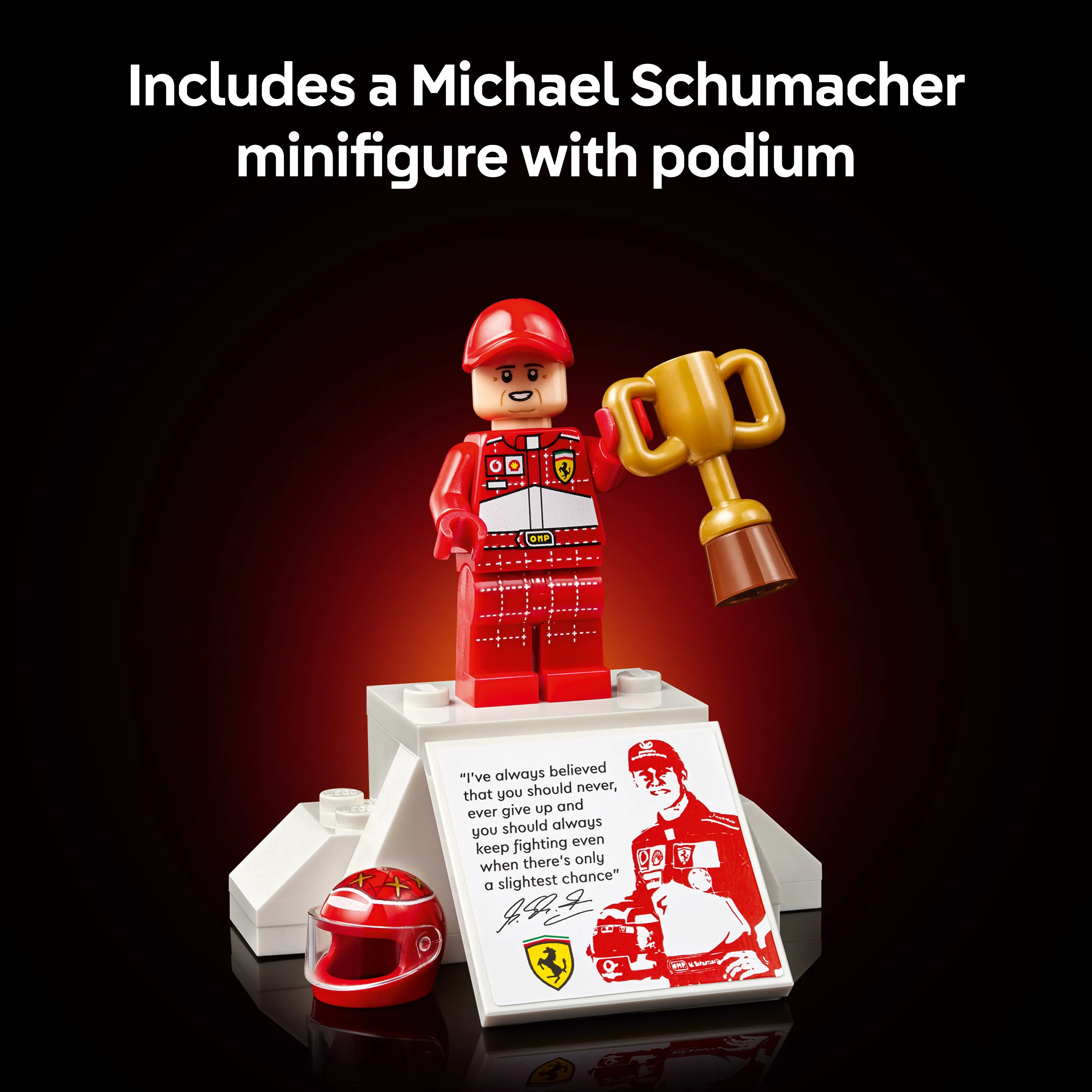 LEGO Icons Ferrari F2004 ja Michael Schumacher 11375
