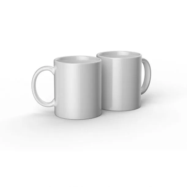 Cricut&nbsp;mug&nbsp;- keraaminen muki, valkoinen, 350ml (2 kpl)