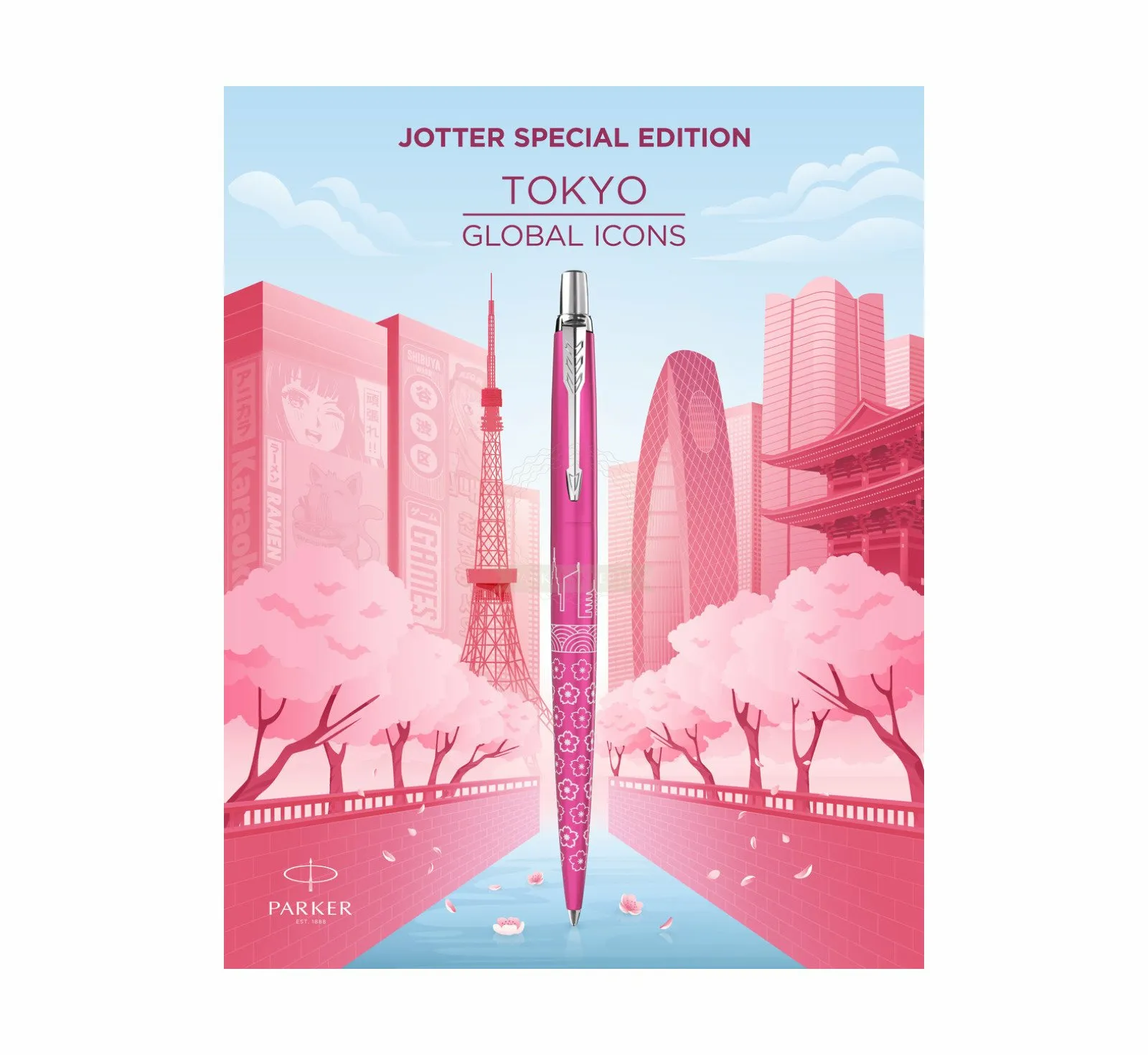 Parker Jotter Special Edition Tokyo kulspetspenna M bl&aring;