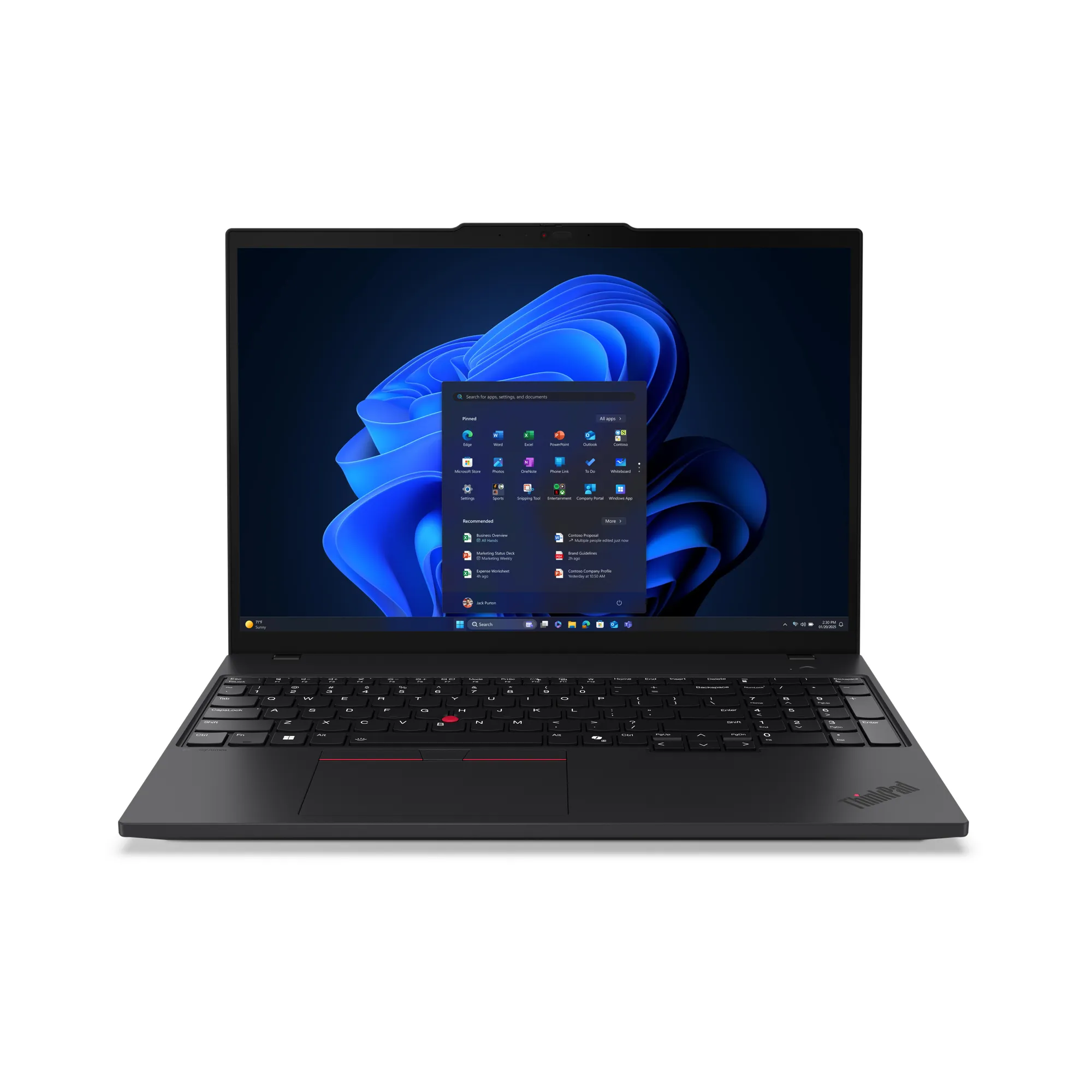 Lenovo ThinkPad T16 Gen 4 (Intel) 16" 225U, 16GB, 512GB SSD, Win 11 Pro - notebook, Black