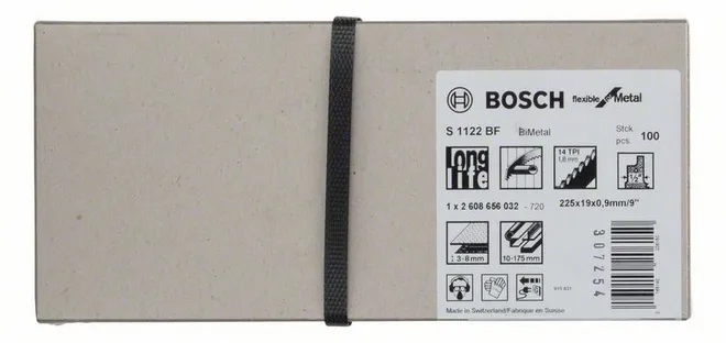 Bosch Reciprocating Saw Blade for Metal S 1122 BF - s