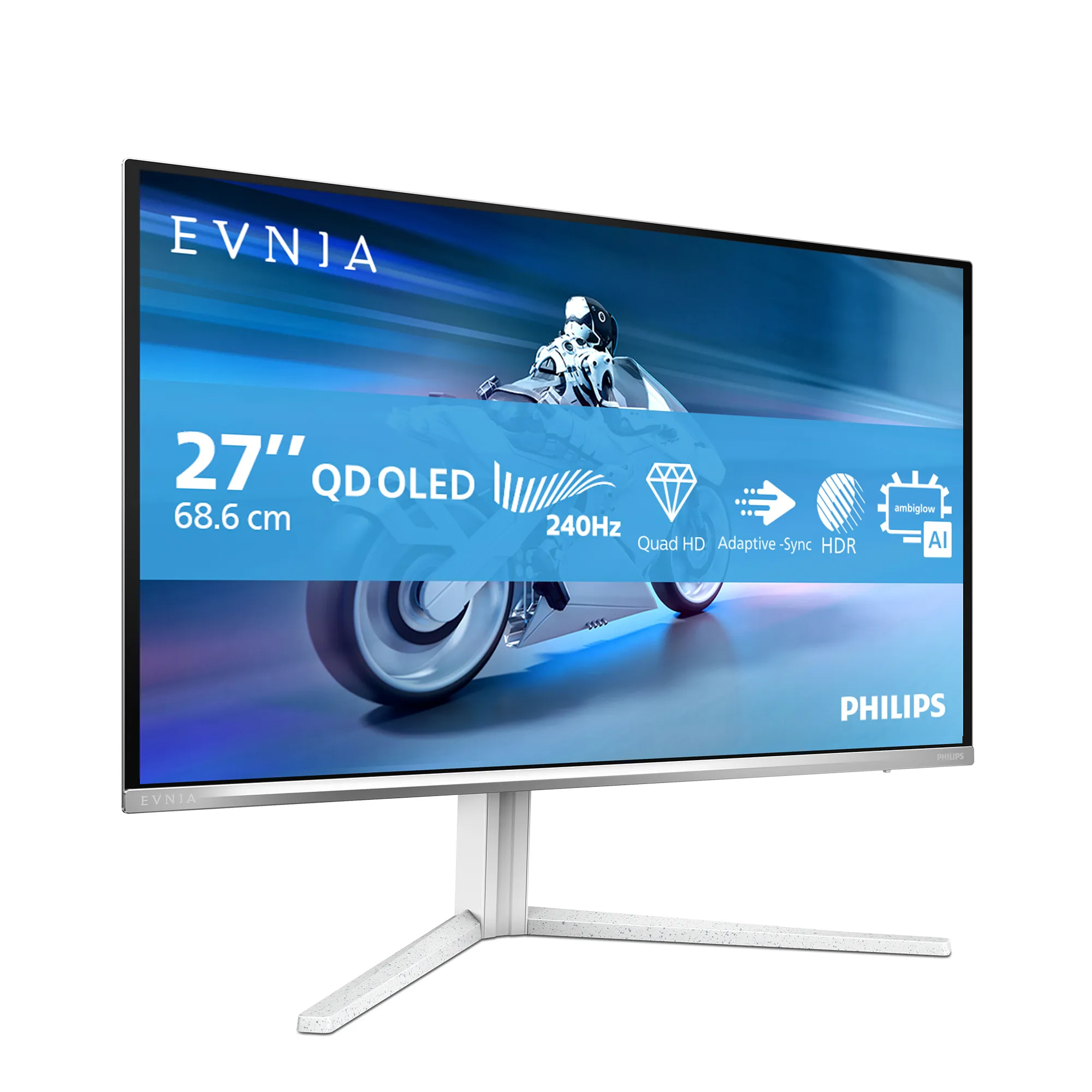 Philips Evnia 27M2N6501L/00 27" QHD, QD-OLED gamingsk&auml;rm