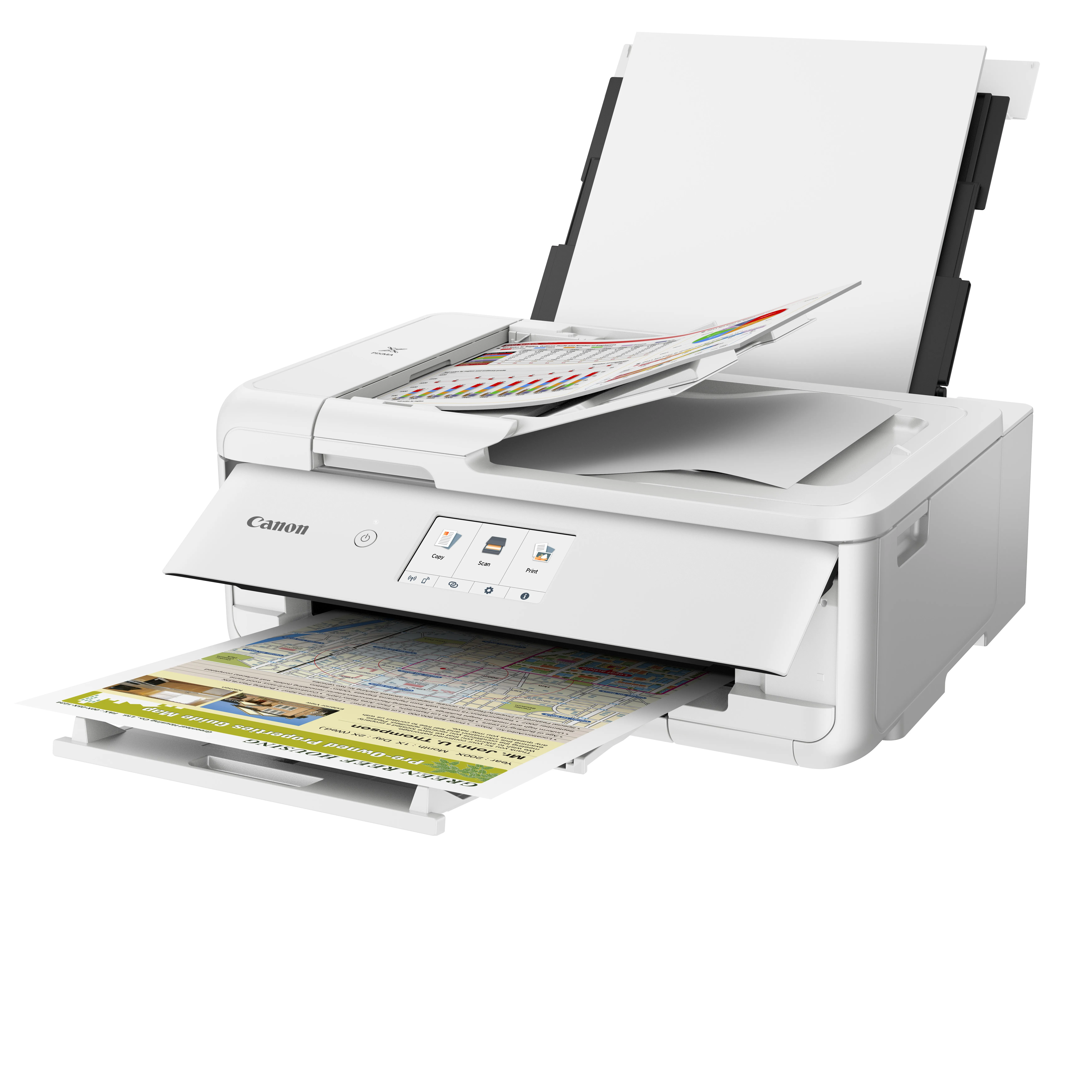 CANON PIXMA TS9551Ca Inkjet Multifunction Printer 8ppm White A3