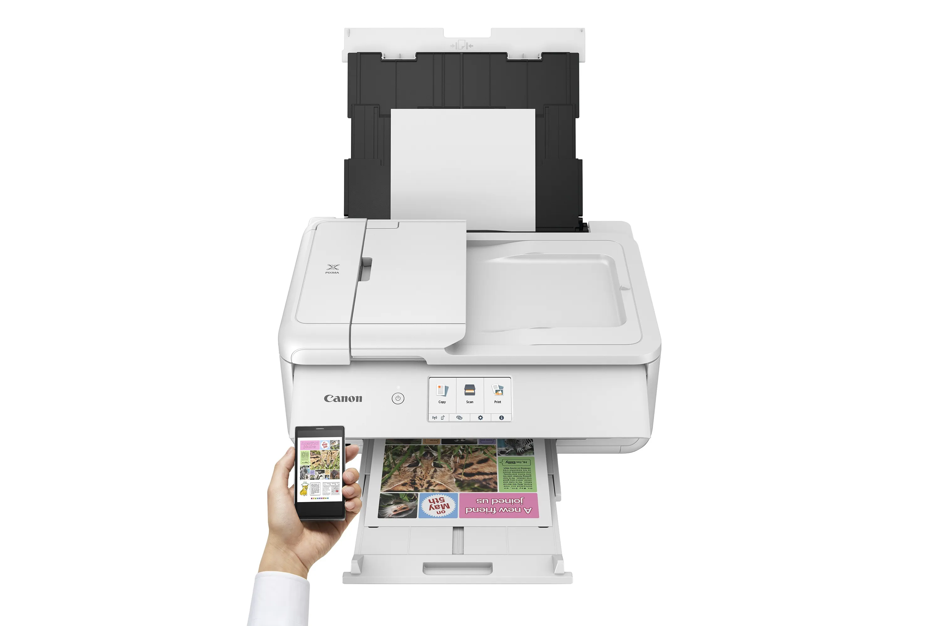 CANON PIXMA TS9551Ca Inkjet Multifunction Printer 8ppm White A3