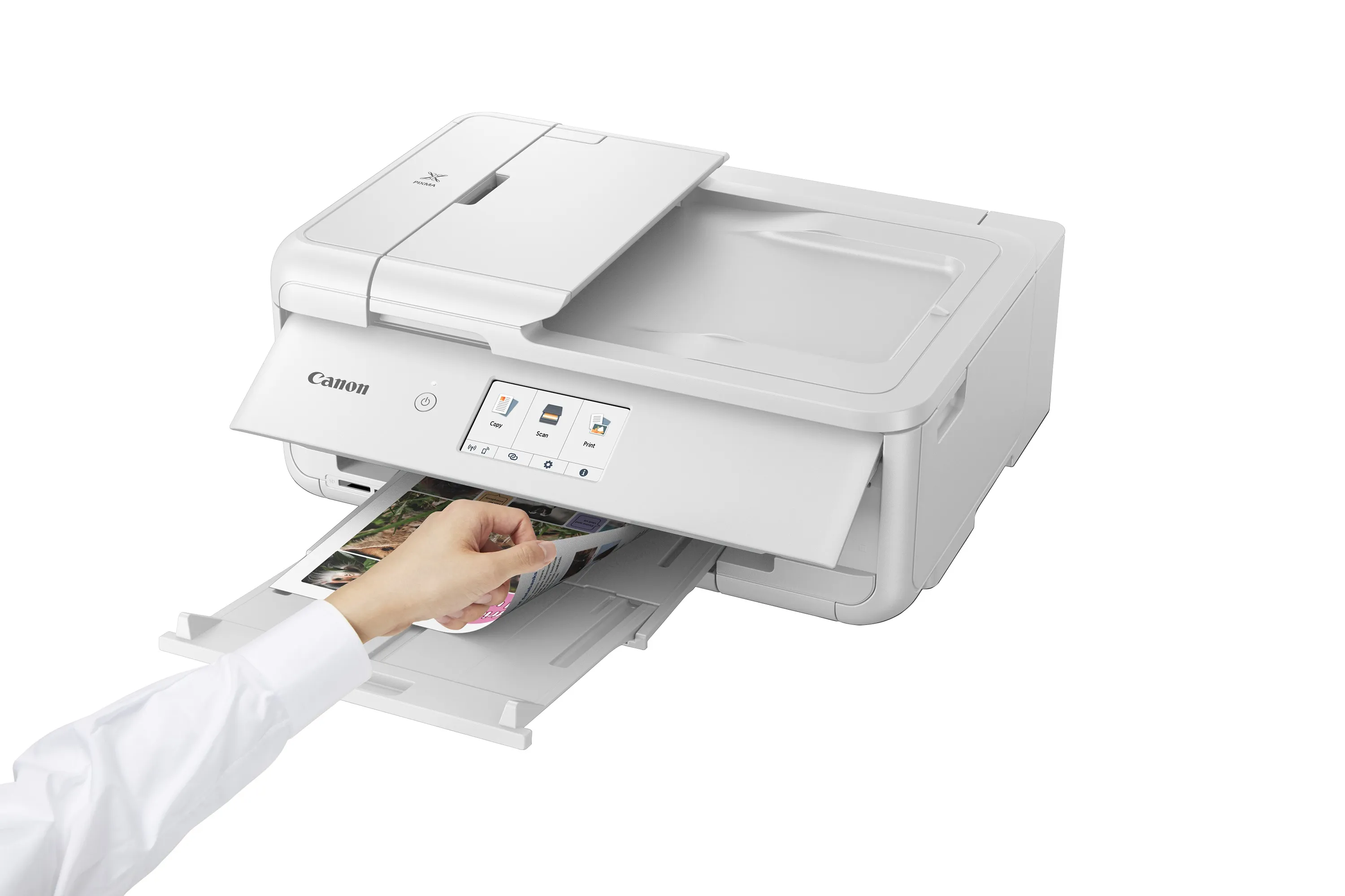 CANON PIXMA TS9551Ca Inkjet Multifunction Printer 8ppm White A3